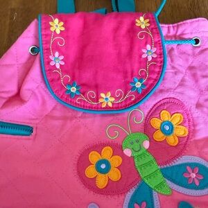 Stephen Joseph Beautiful Butterfly Toddler Backpack/Diaper Bag,